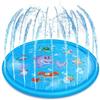 Splash Pad for Kids Outdoor Water Toys Chilfren Sprinklers Play Mat for Backyard Summer Water Park Toddlers Swimming Pool Gifts