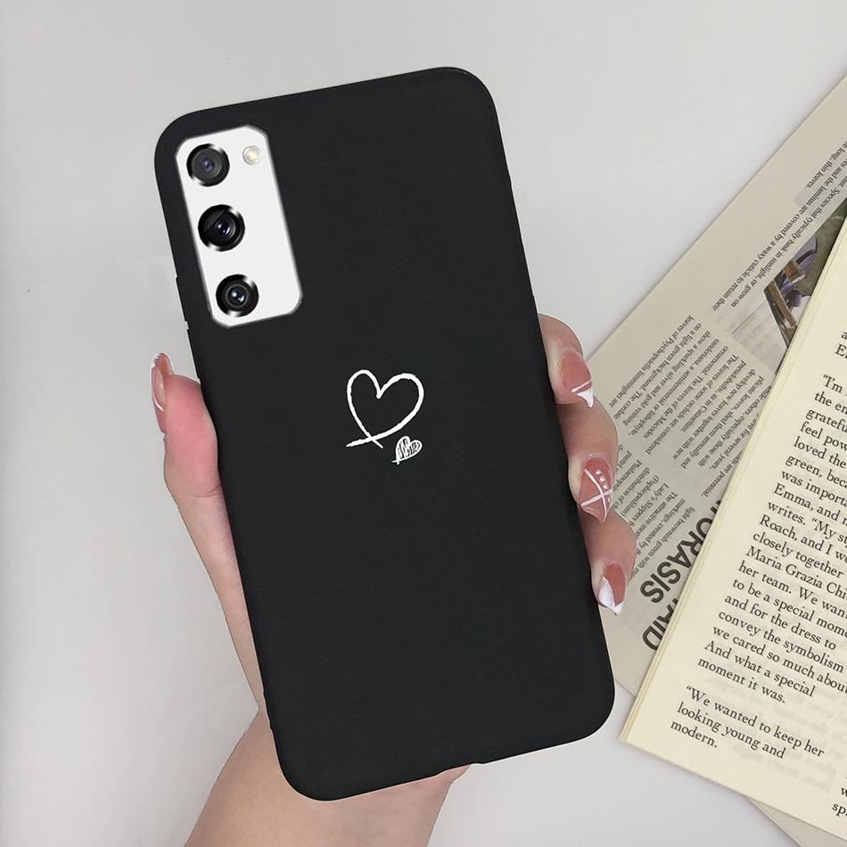 Case for Fundas Samsung Galaxy S20 FE S 20 FE S20FE Case Samsung S20 FE Phone Silicone Flower Cute Soft Back Cover Cases Bumper