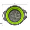 Drain Basket Silicone Vegetable Fruits Washing Drain Basket Folding Colander Strainer Collapsible Drainer Kitchen Tool