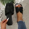 Женские сандалии на плоской подошве - цветной дизайн One Step Stepping с квадратной головкой, верх из синтетического материала, плоский каблук, ручная стирка, повседневная обувь Сандалии с квадратной головкой