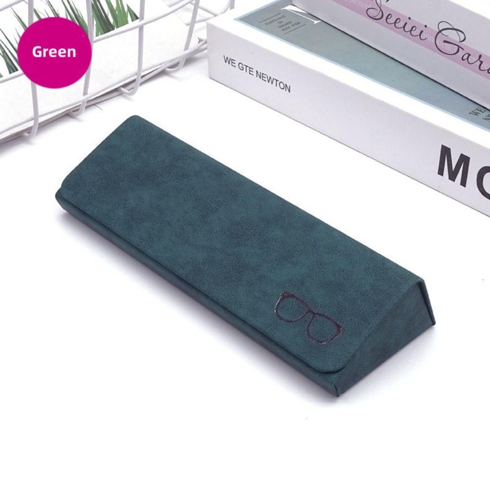 Portable Hard Case Glasses Case Anti-press Frame Glasses Sunglasses Case PU Leather Hard Shell Eyewear Box Men