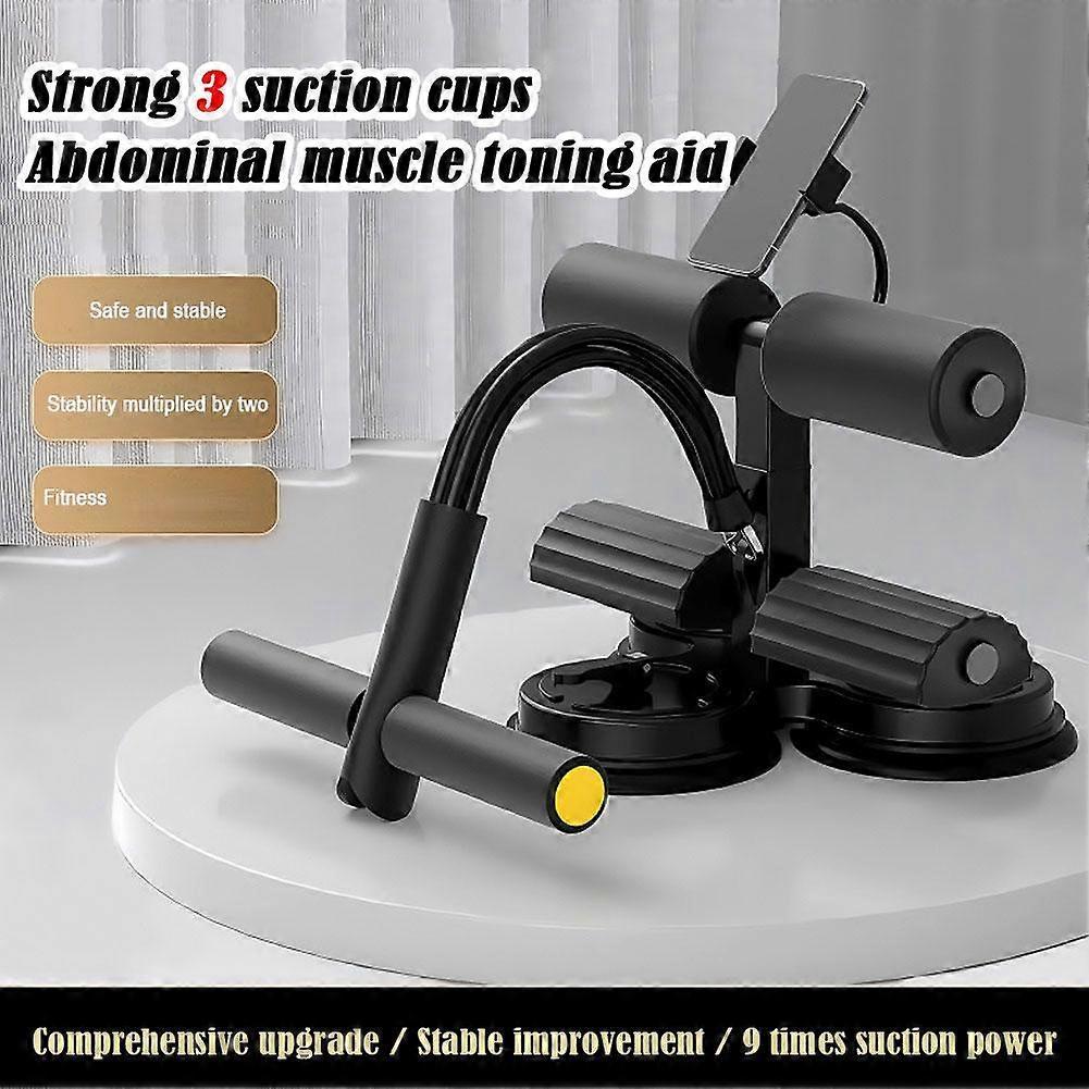 Abdominal Muscle Exerciser With Resistance Band Sit-Up Aid Gym Equipment