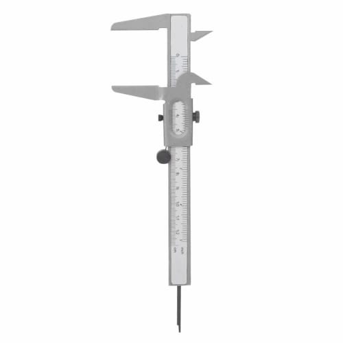 Metal Caliper, High-Precision Manual Caliper, Micrometer Ruler for Measuring Inner and Outer Diameters (5-Inch)