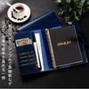 RIHUA A5 System Notebook with Schedule Card Leather A5 System Planner Business Office Supplies Planner, 6-Ring Refills, Book, Storage, Planner, Cover,
