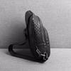 Кожаная плетеная нагрудная сумка, повседневная сумка через плечо, большая вместимость, модный спортивный рюкзак