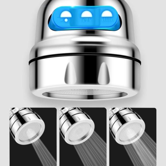 Удлинитель для смесителя Yousheng, вращающийся на 360 градусов, поворотный распылитель с 3 скоростями потока воды, поворотная головка для смесителя, насадка для смесителя