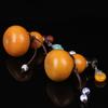 Retro Wood Gourd Hanging Decor Natural Gourd Pendant Portable Water Bottle  Outdoor