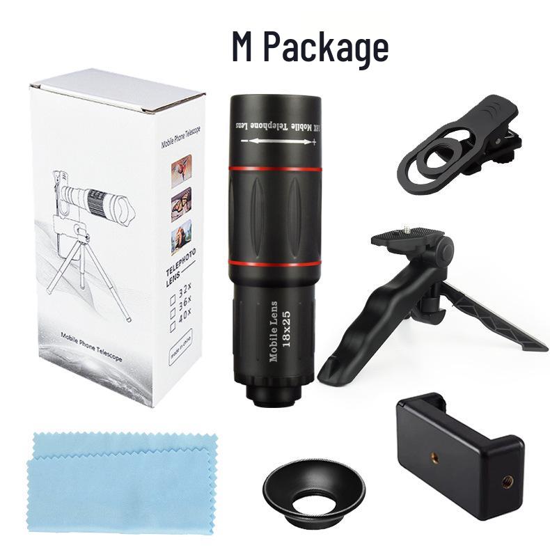 18-кратный HD телеобъектив для мобильного телефона для концертной и дальней фотосъемки