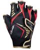 Gamakatsu Double Belt Fishing Gloves (5 Cut) GM7294 Black/Gold L