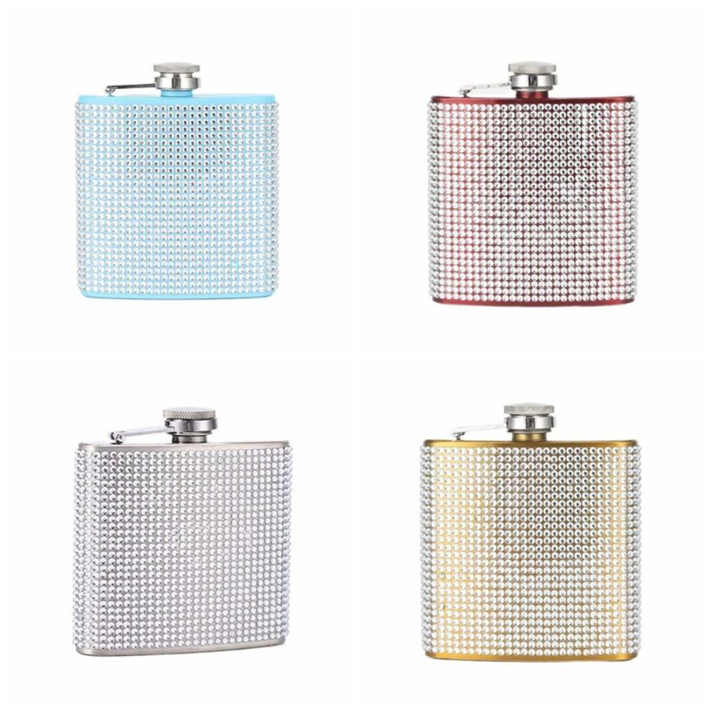 Leak-proof Wine Bottle Portable Alcohol Bottle Diamond Hip Flasks