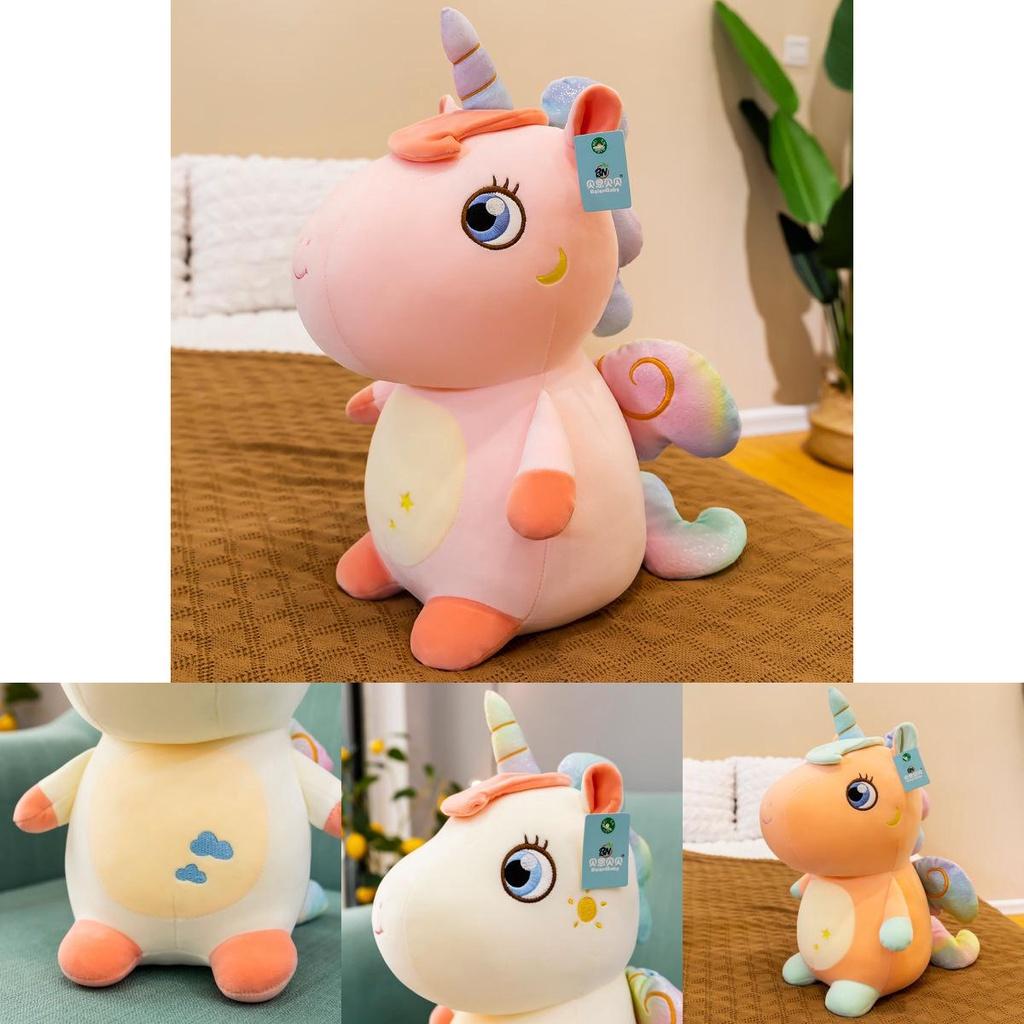Charming Kawaii Unicorn Plush Toy Soft Round Fat Unicornio For Cozy Comfort