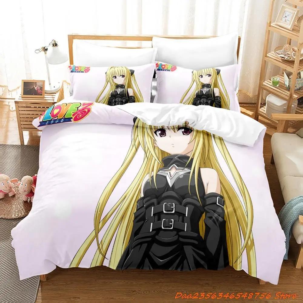 Постельное белье Love ru Односпальное Двуспальное Полное Полуторное King Size Комплект постельного белья для взрослых Детей Спальни Пододеяльник Комплекты 3D Печать Аниме Комплект простыней