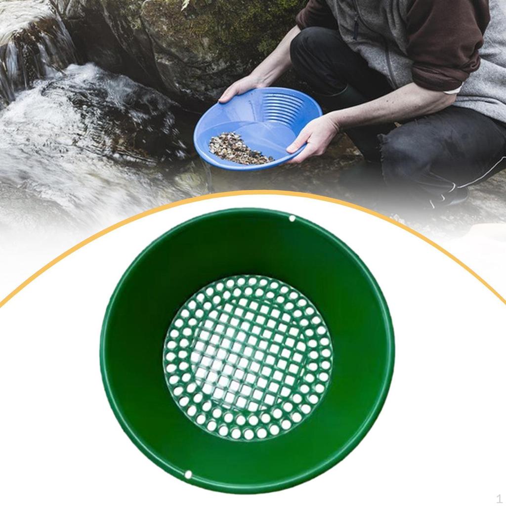 Классификатор-сито для просеивания золота 13,78 дюйма Портативный, простой в использовании Сито для промывки Оборудование для добычи полезных ископаемых для