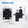 Remote Jump Start Terminal Plug Terminals ABS Plastic Black For Hella 8JB 177 305-001 For Rollers, Stackers, Mining Equipment