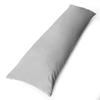 Baibu Home Body Pillow Cover, Compatible with 160 X 50cm, Cover Only, Gray, Side Zipper Type, Plain, Soft and Fluffy, Soft Boa Fabric