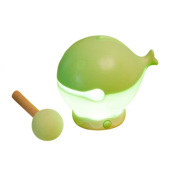 Деревянный ночник в виде рыбки, милая светодиодная лампа, ночник для детской комнаты, перезаряжаемая прикроватная сенсорная лампа, забавная игрушка для снятия стресса и домашний декор