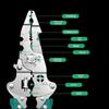 Инструмент для зачистки проводов Электрика Инструмент для зачистки проводов с точной конструкцией отверстий для зачистки Антикоррозийная полированная поверхность Плоскогубцы для зачистки проводов