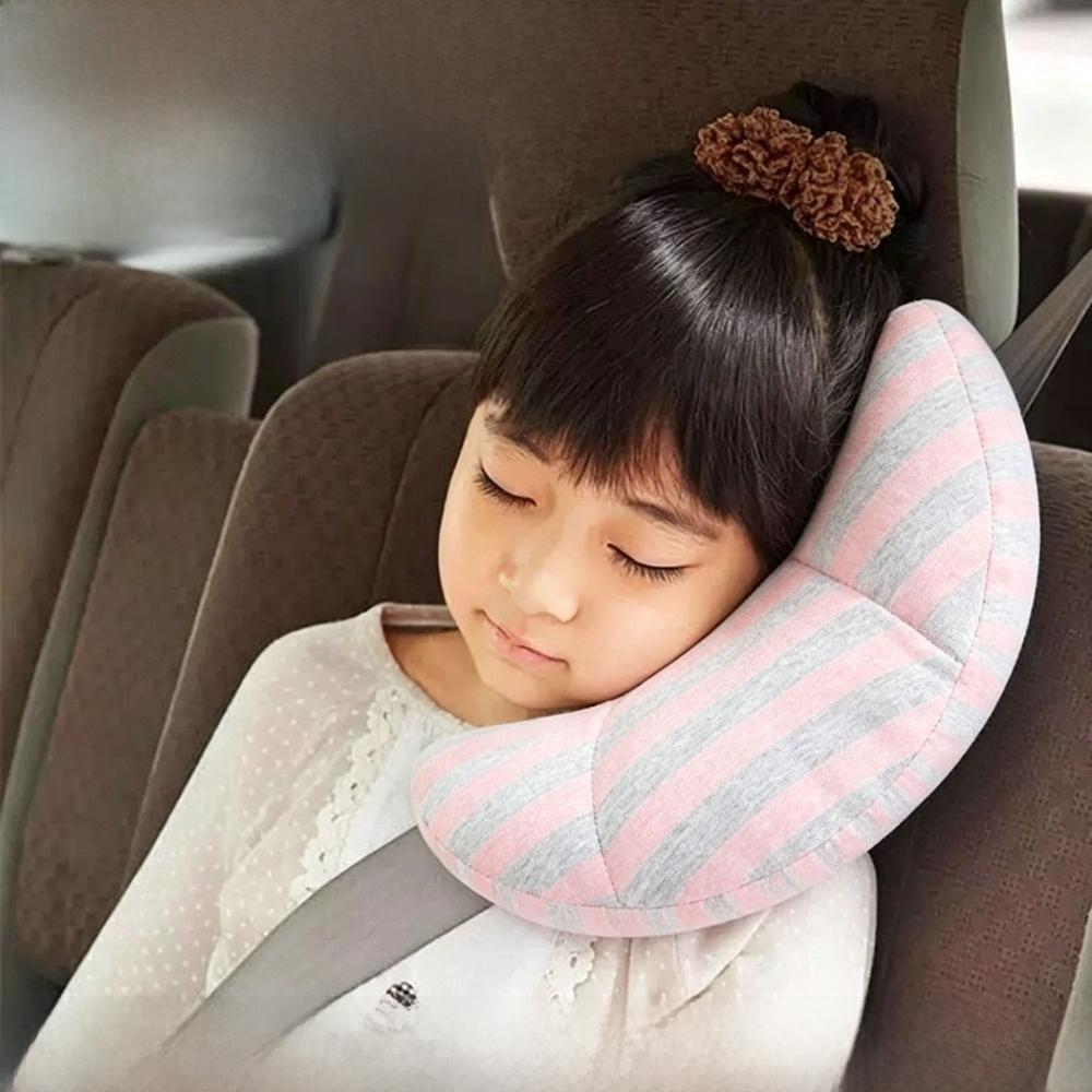 Two-In-One Design Car Seat Belt Pillow Adjustable Travel Head Rest Safety Strap Pad Car Travel