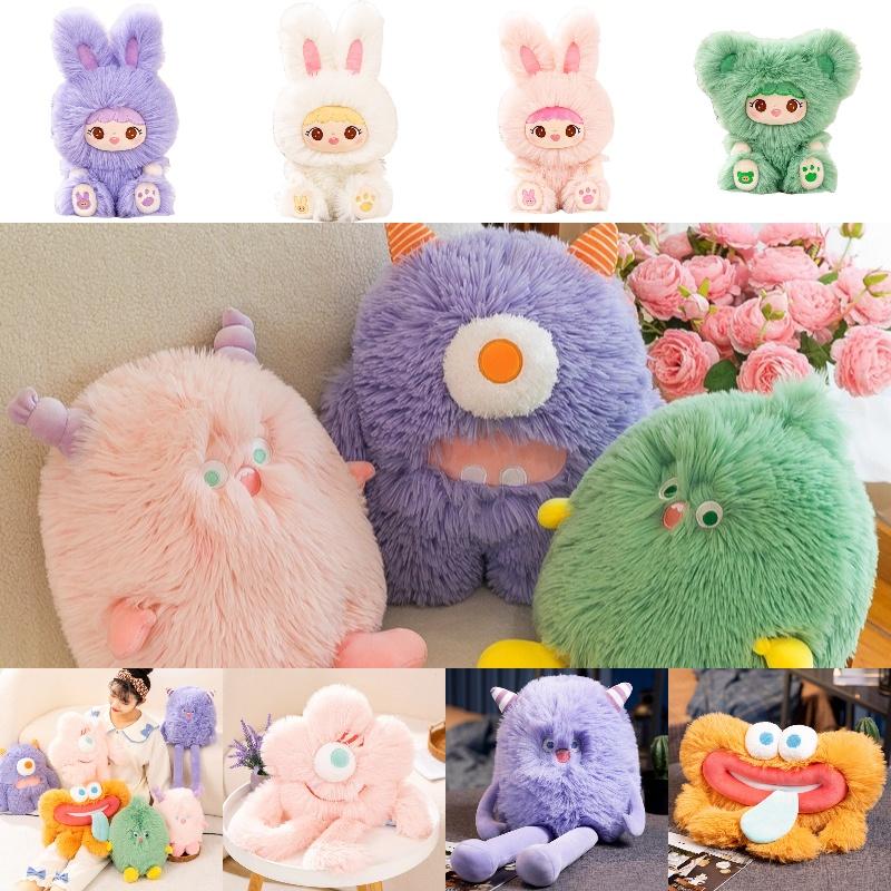 Маленькая Куку Длинноволосый Монстр Плюшевая Игрушка с Большими Глазами