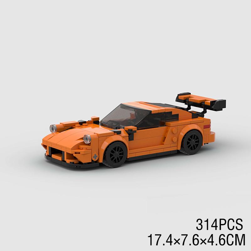 City MOC Car Speed Technical Vehicles Pickup Super Racers Rally Sports Racing Bricks Model Building Blocks Toy Christmas Gift