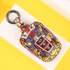 Guochao Ручная работа Натуральная кожа Сумка для ключей для Toyota Индивидуальные подарки