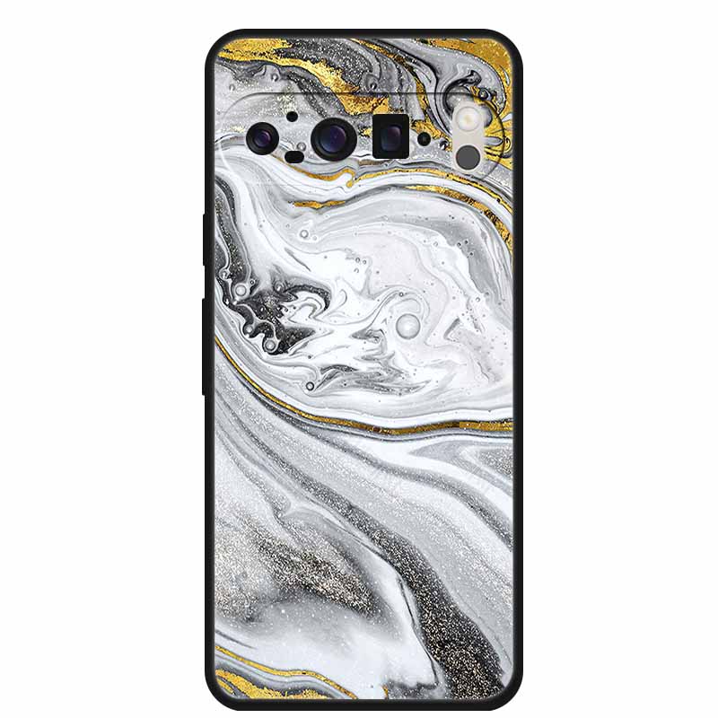 For Google Pixel 10 Pro XL 5G Case Fashion Marble TPU Soft Silicone Back Cover Phone Cases Shockproof Mica Painted Para Capa New