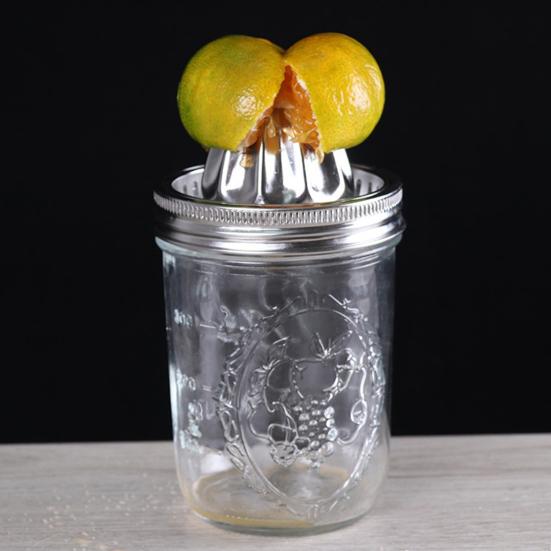 Yousheng Lemon Orange Juicer Ручная соковыжималка Ручной пресс-соковыжималка Крышка для банки Mason с широким горлом Соковыжималка для цитрусовых