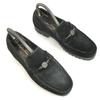 Salvatore Ferragamo СПОРТ Италия Замшевые Кожаные Лоферы Слипоны 8.5D 26.0 Черные Туфли на Грубой Подошве(ИСПОЛЬЗОВАЛ)