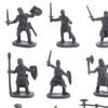200/Set Medieval Soldiers Model Action Figure Army Men and Shield Layout Historical Warfare Creative