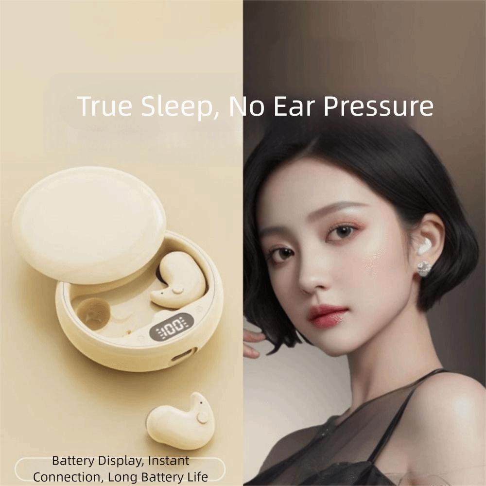 Bluetooth 5.3 Bluetooth Earphones Noise Reduction Invisible Sleep Headphones Sports