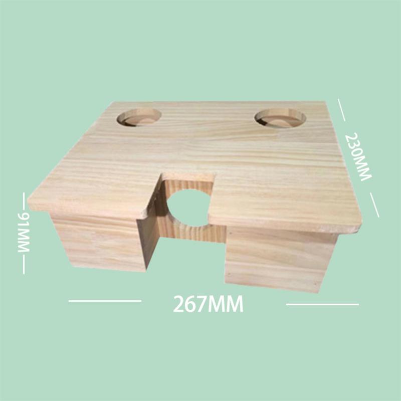 RUI RUI YU, деревянный дом с маленькими животными, лабиринт, туннели, исследование многокамерных убежищ для хомяков, игрушки для обогащения