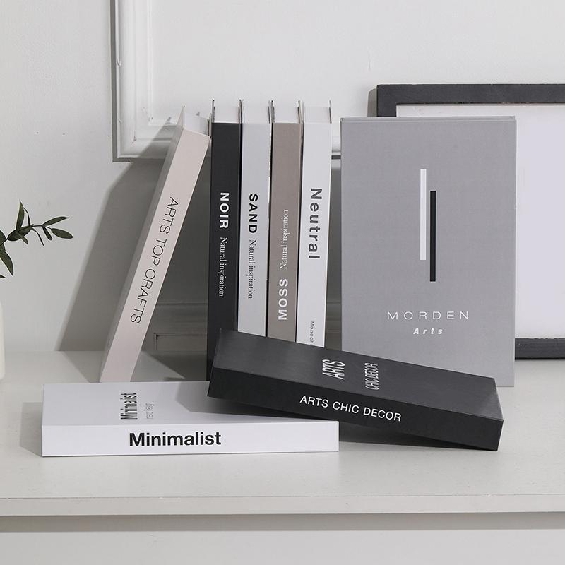 Модные художественные поддельные книги для украшения, скандинавский простой стиль, декоративная книга для гостиной, книги-симуляторы, домашний декор