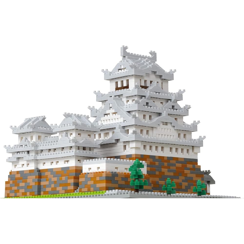 Kawada Nano Block Замок Химэдзи Deluxe Edition Строительный набор 500 деталей