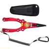 A1A2 Portable Small Fishing Pliers Scissors Cutting Fish Line Tongs Aluminum Alloy Hook Remover Fish Line Cutter Easy to Use