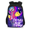 Friday Night Funkin Двухслойный Рюкзак Прочный Модный Универсальный Большая Вместимость Мультяшный Школьник и Школьница День Рождения Лучший Подарок