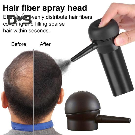 Hair Fibers Spray Pump Nozzle Hair Fiber Dispenser Builder Applicator Nozzle Hair Thickening Tools Nozzle Replacement Accessory