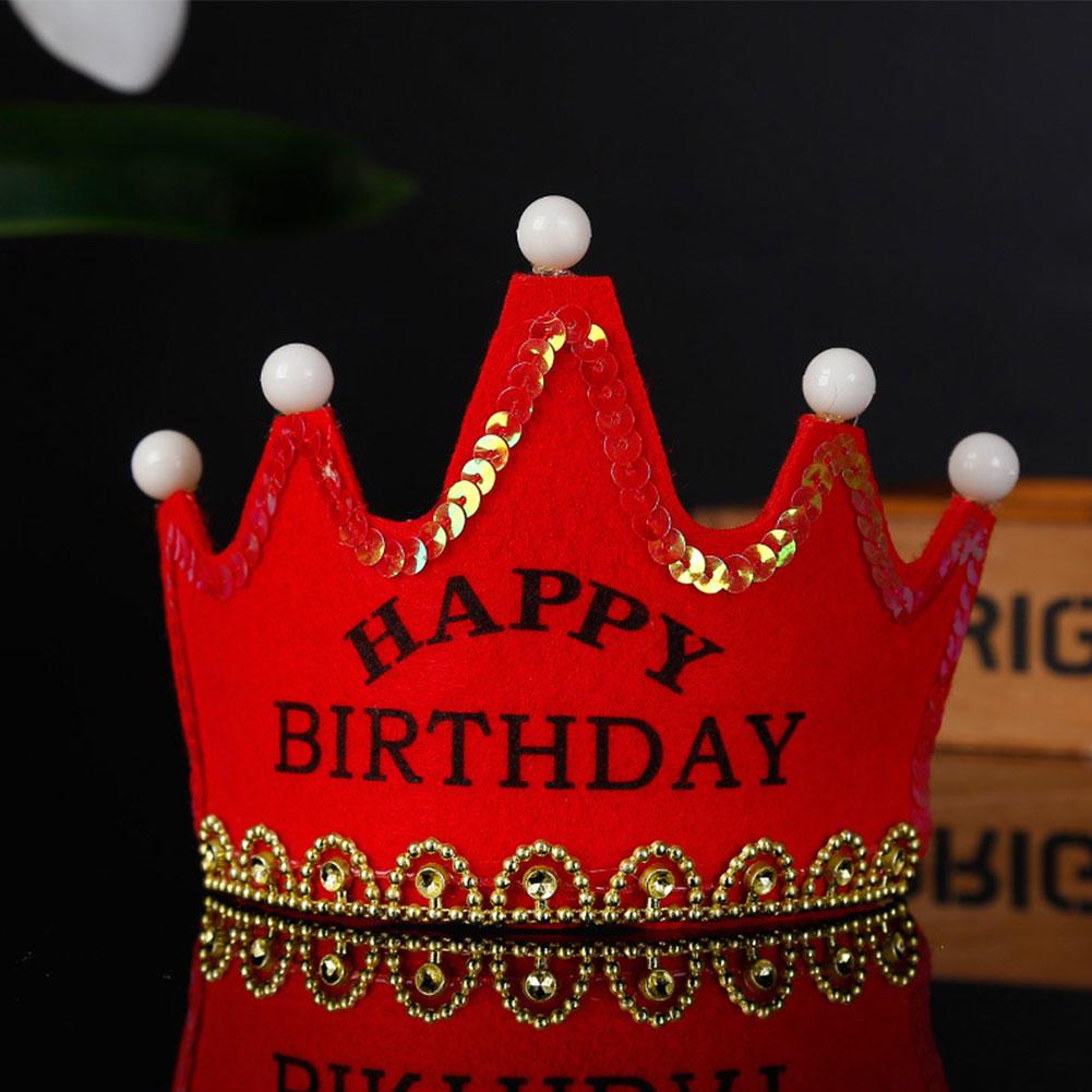 Подарок на вечеринку для мальчиков и девочек на день рождения светодиодные мигающие шапки для детей аксессуары для шляп-корон