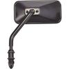Motorcycle Parts Mirror Stem Type Square Left Side Universal Black HD-07169