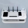Strong Load-Bearing 2 Layer Wall Shelf 2/3 Layers WiFi Router Storage Holder  Power Strip