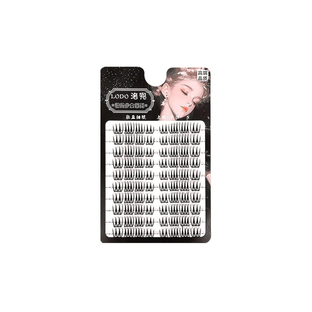11-13mm Girl Group False Eyelashes 10 Rows Eyelash Extensions Women's Fashion