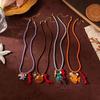 Necklace Set Resin Starfish Pendant Necklace Ethnic Style Dopamine Necklace  Gift