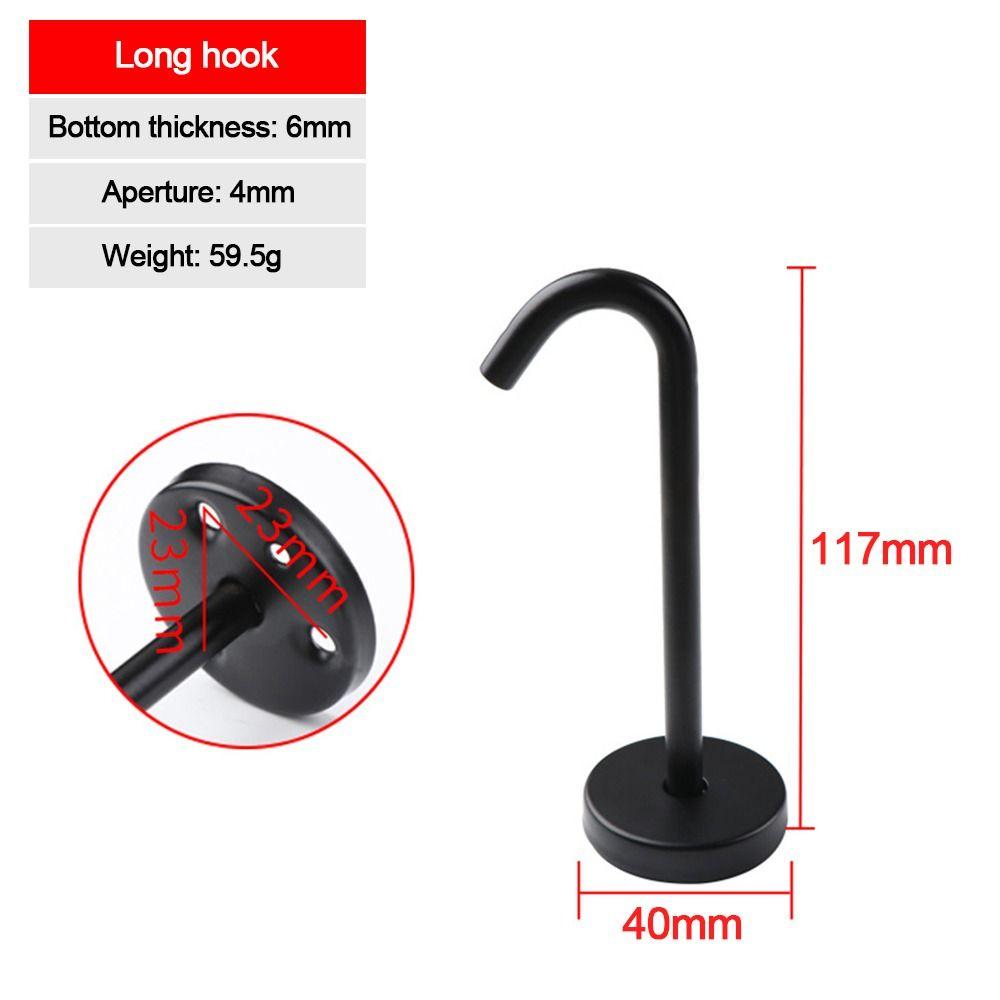 1Pcs U/J-Shaped Wall Hook Plate Deck Door Buckle New Ceiling Mount Hanger  for Fan Lamp
