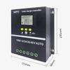 100A MPPT Solar Charge Controller for 12243648V Auto RV Acid Lithium Battery LCD Display Dual