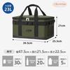 Meewtun Large Capacity 23L Cooler, Lightweight, Foldable, Stylish, Highly Efficient Insulation, Keeps Food Cold, Warm, and Fresh for Long Hours,