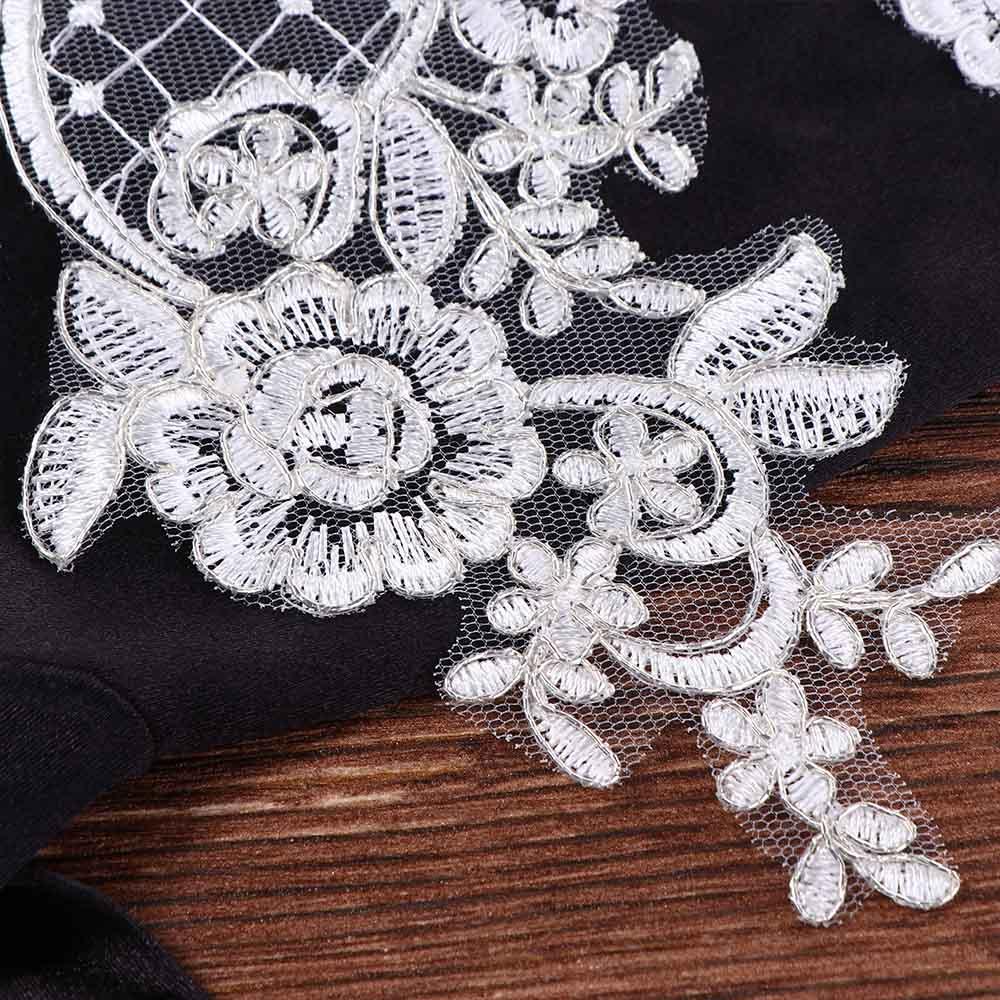 Элегантные роскошные аксессуары для одежды, свадебное платье, шитье, кружевная аппликация, кружевная ткань, вышивка