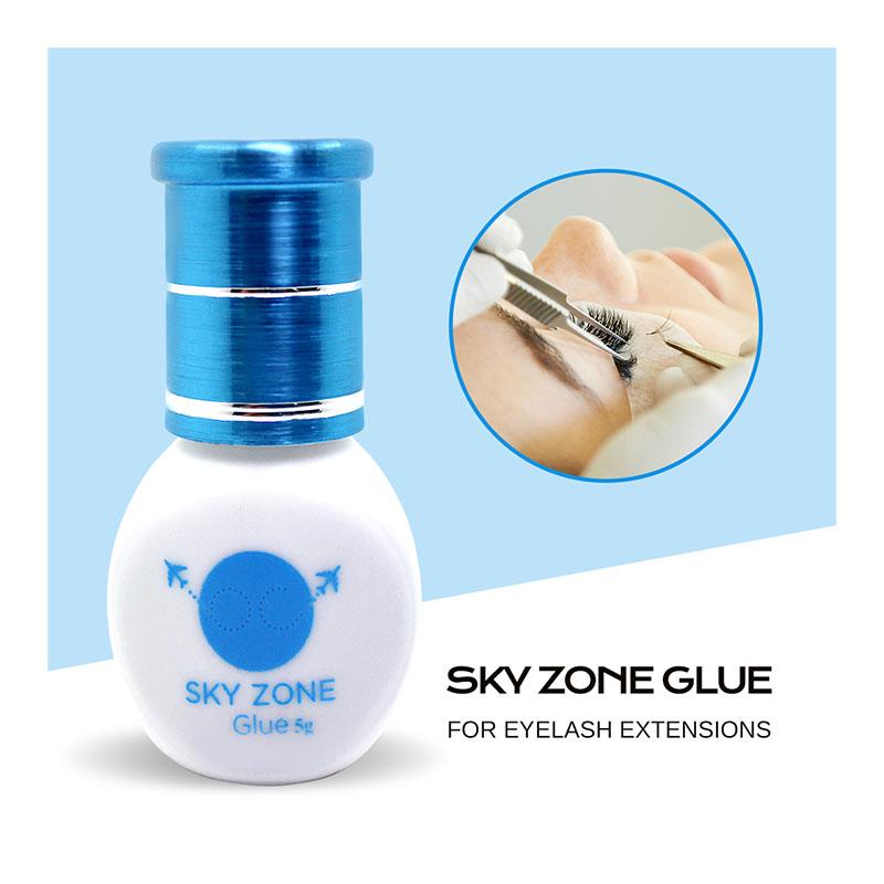 eonbeaut Самый быстрый и сильный клей для наращивания ресниц, клей Sky Zone, 5 мл, черные инструменты для макияжа, клей Lava Lash