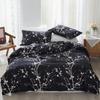 Plum Blossom Queen Duvet Cover Set Double Size Soft Durable Quilt Cover and Pillowcase Skin Friendly Blanket Cover Pillow Cases