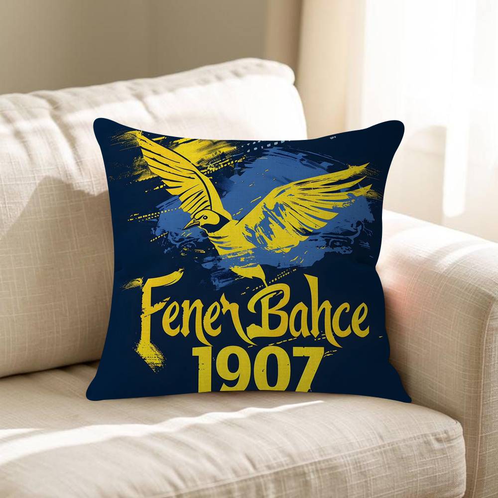 Turkey FFenerbahceSE Cushion Cover Pillow Cover Decor Pillowcase Printed Cushion Case For Couch
