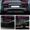 2 шт., накладка на выхлопную трубу из нержавеющей стали для Mercedes Benz ABCE GLC GLE Class W176 W246 W205 W213 AMG, Стайлинг автомобиля