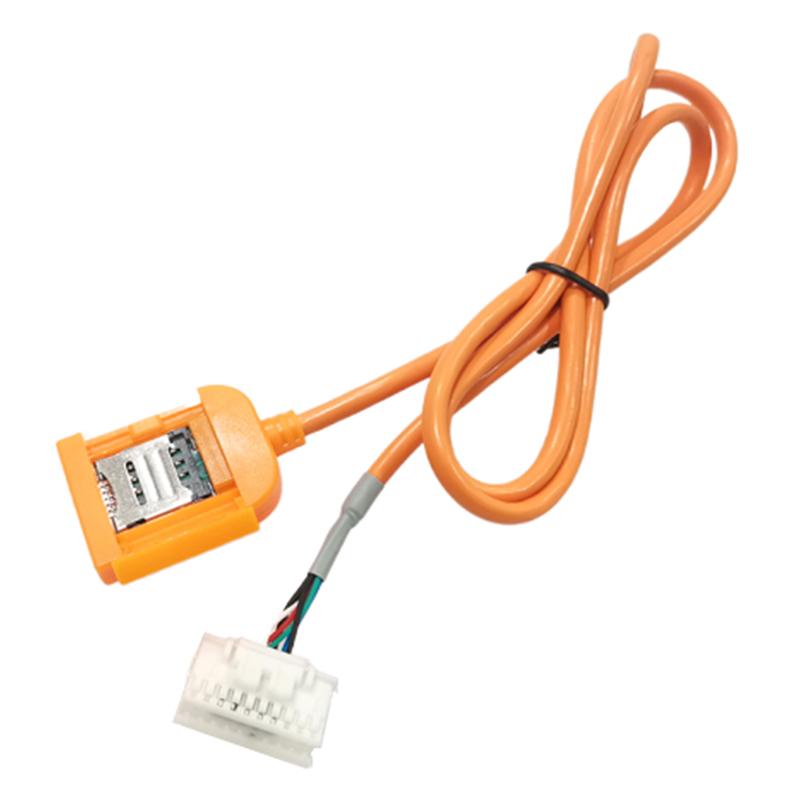 Адаптер слота для SIM-карты для Android Radio Multimedia Gps 4G 20pin Cable Connector Автомобильные аксессуары Провода Запасная часть